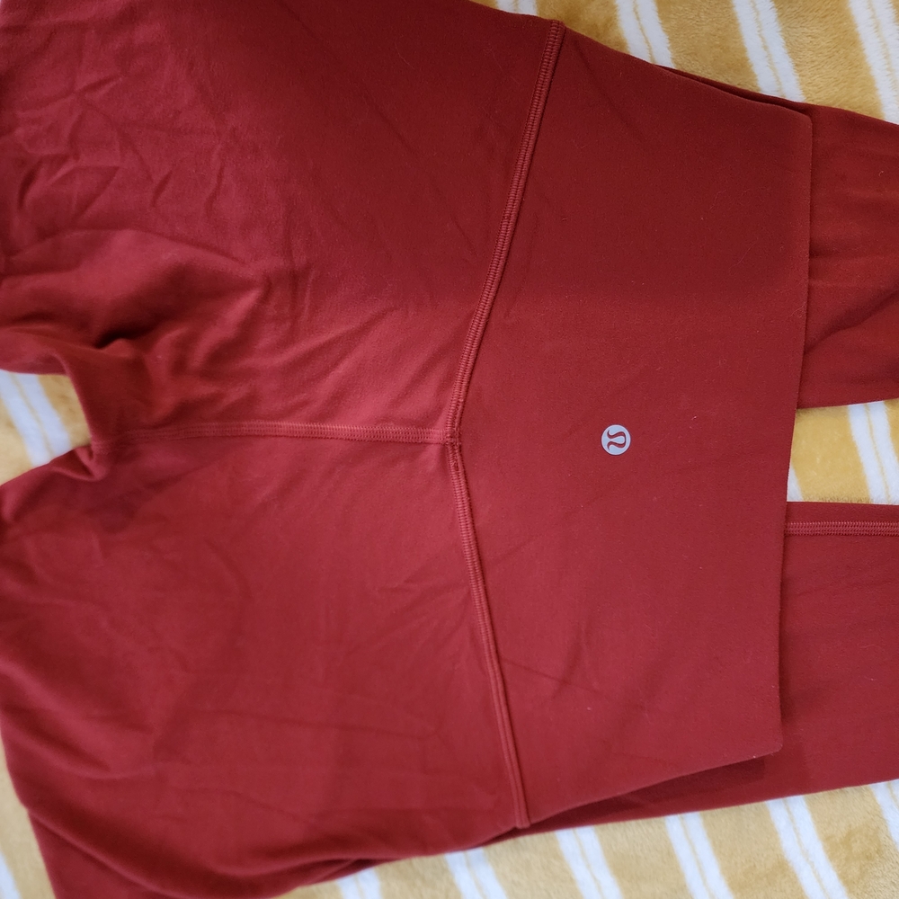 lululemon athletica Women's High-Waist Cayenne Leggings Size 6 28" - Picture 6 of 7